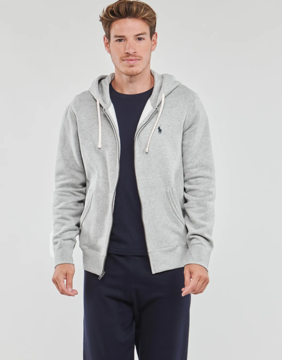 SWEATSHIRT ZIPPE EN MOLLETON