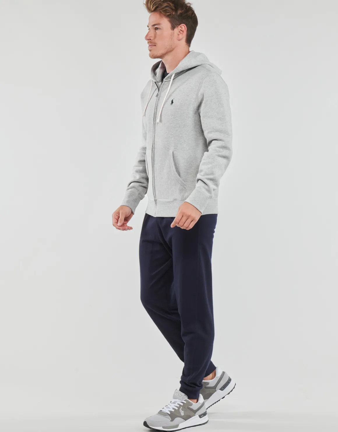 SWEATSHIRT ZIPPE EN MOLLETON