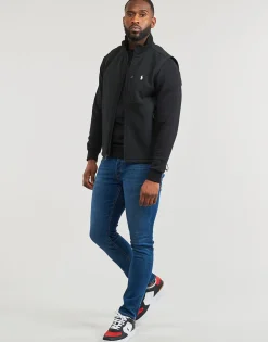 SWEATSHIRT ZIPPE SANS MANCHES EN DOUBLE KNIT TECH