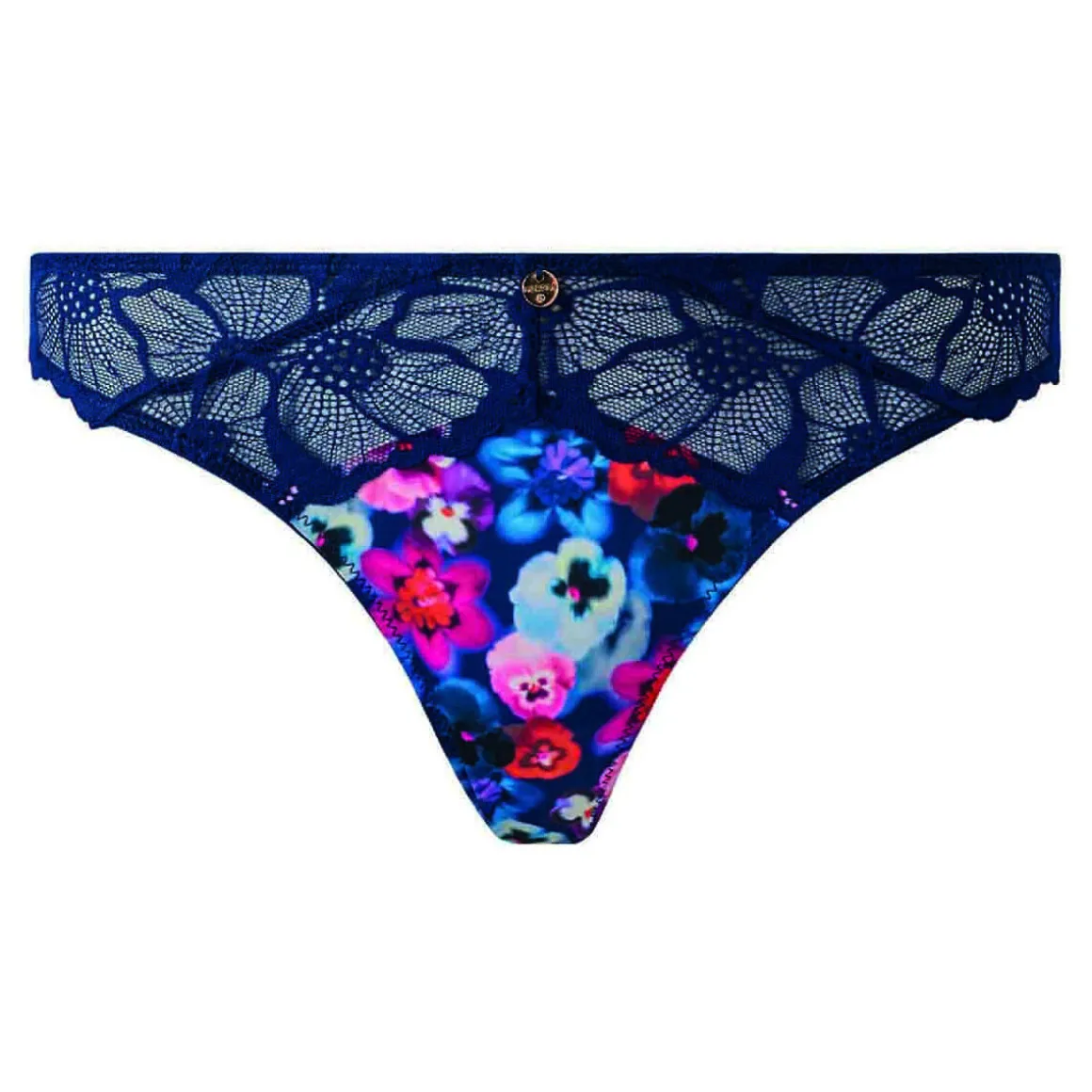 Tanga bleu marine Alma