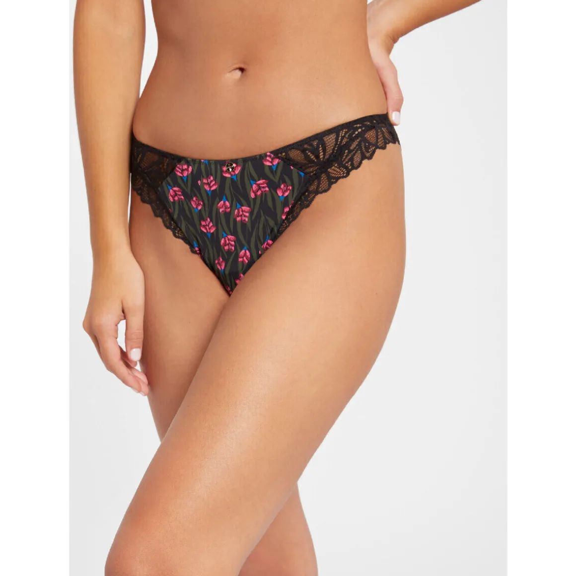 Tanga noir Delphine