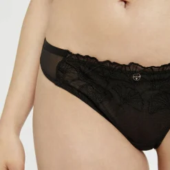 Tanga noir Maud