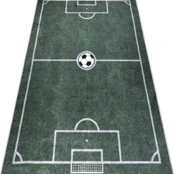 Tapis lavable BAMBINO 2138 Terrain, football pour 180x270 cm
