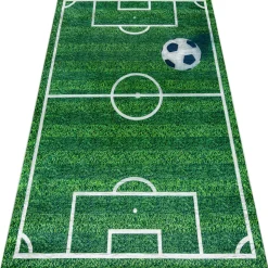 Tapis lavable BAMBINO 51760 Terrain, football pour 160x220 cm