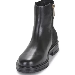 TH LOGO LEATHER MIX CHELSEA