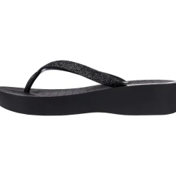 Tong Compensées à Enfiler Mesh Chic Plat