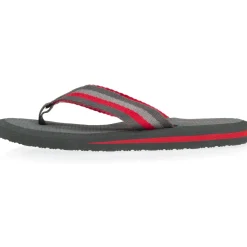 Tongs Homme tige large rayure Kaki