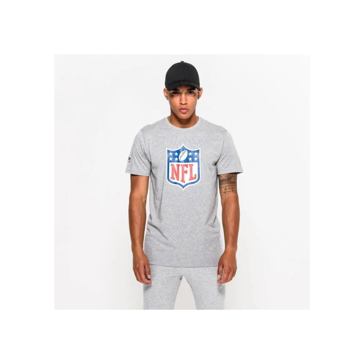 T-Shirt NFL Logo Gris