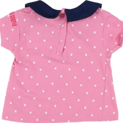 T-shirt rose, blanc, bleu