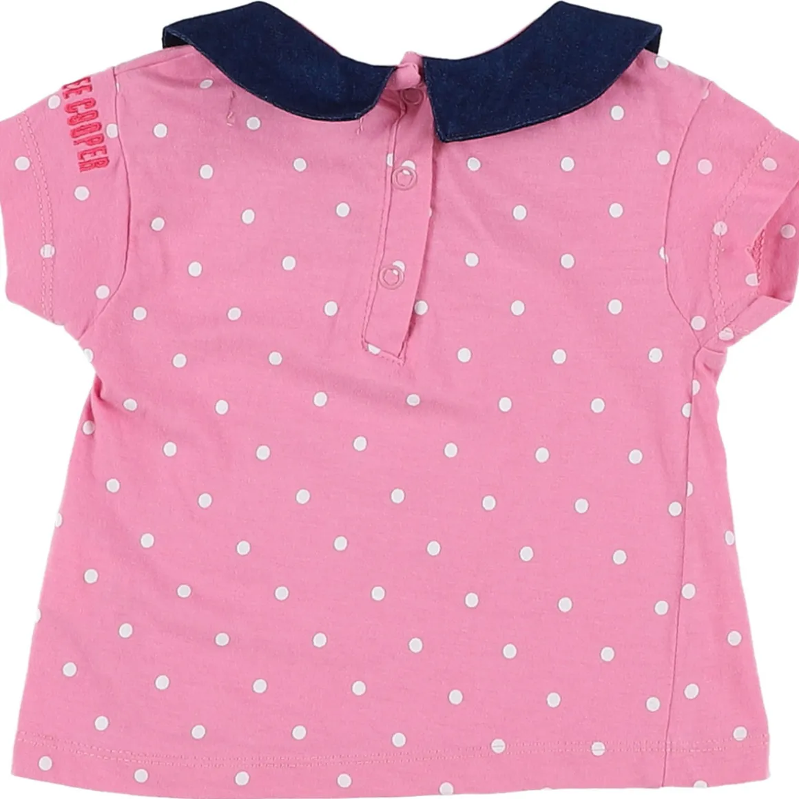 T-shirt rose, blanc, bleu