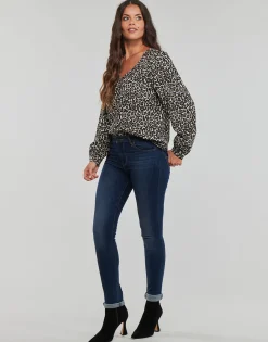 VNMNAJA LS V NECK PLEAT SHIRT