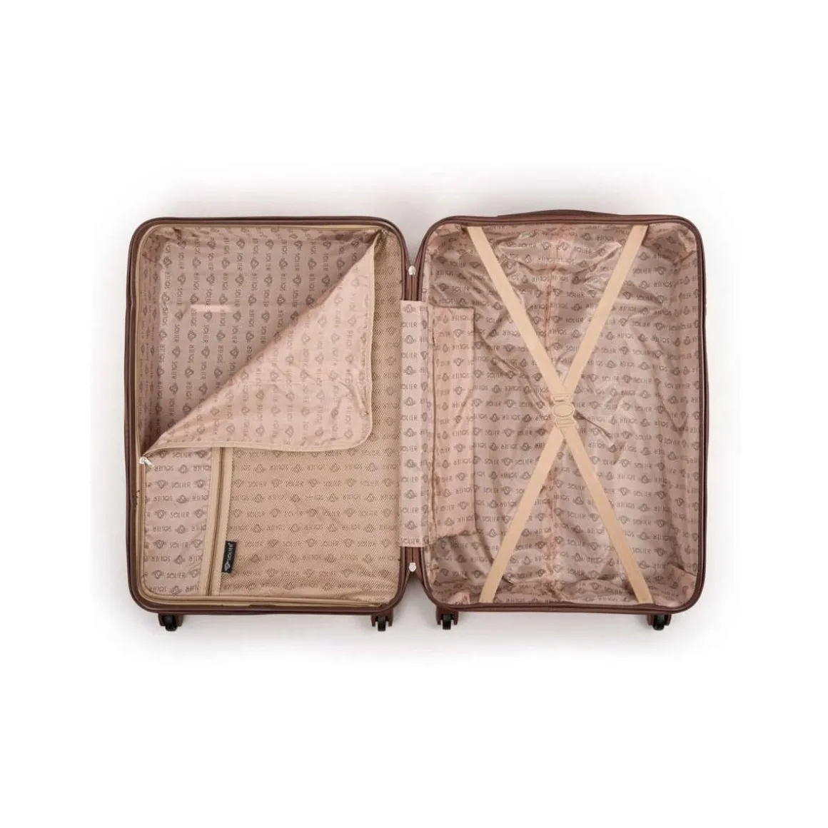 Walizka Podróżna Średnia M 22' Stl957 Różowa