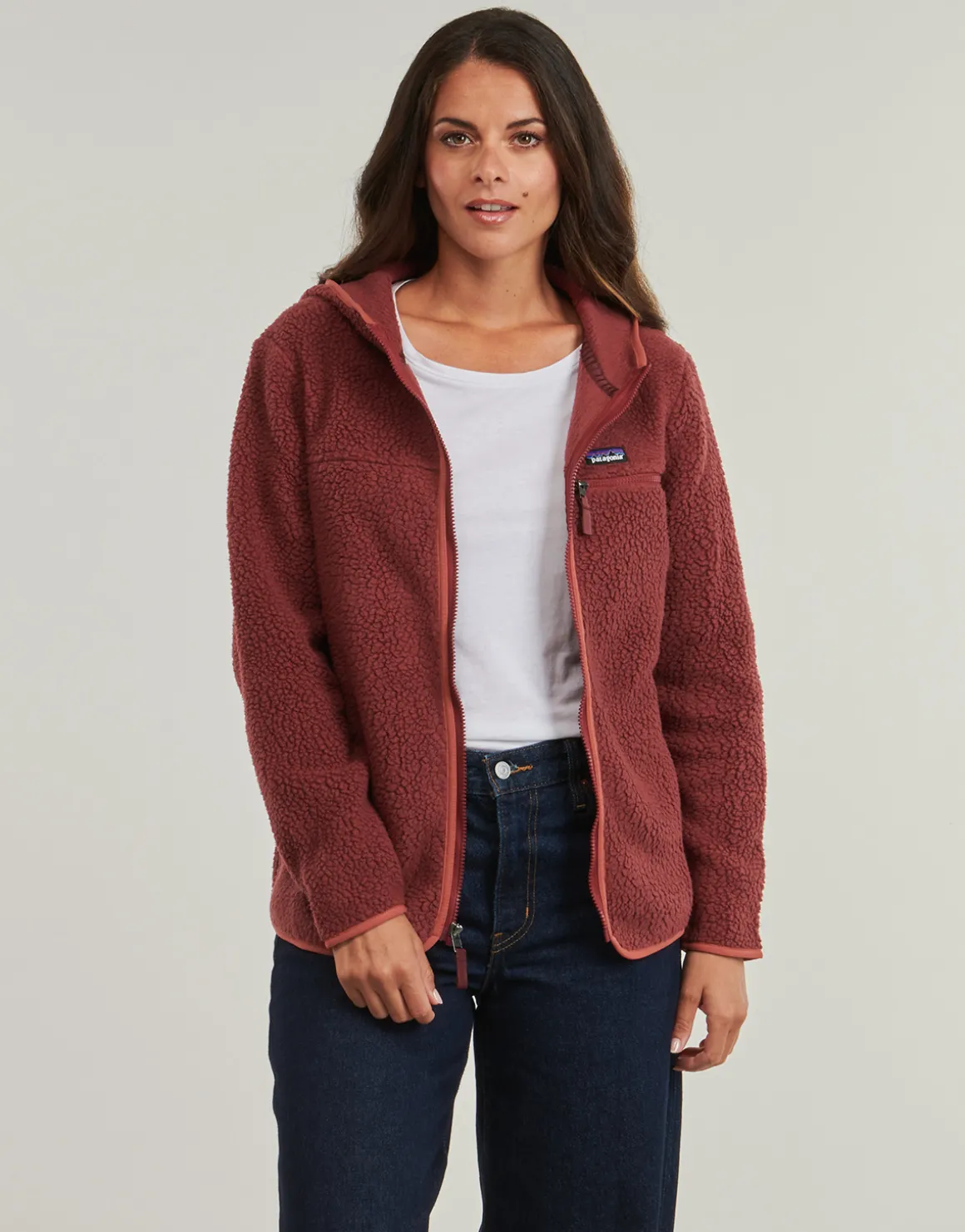 W'S RETRO PILE HOODY