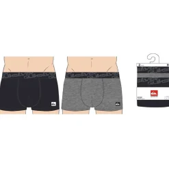 - Lot de 2 Boxer - gris et noir