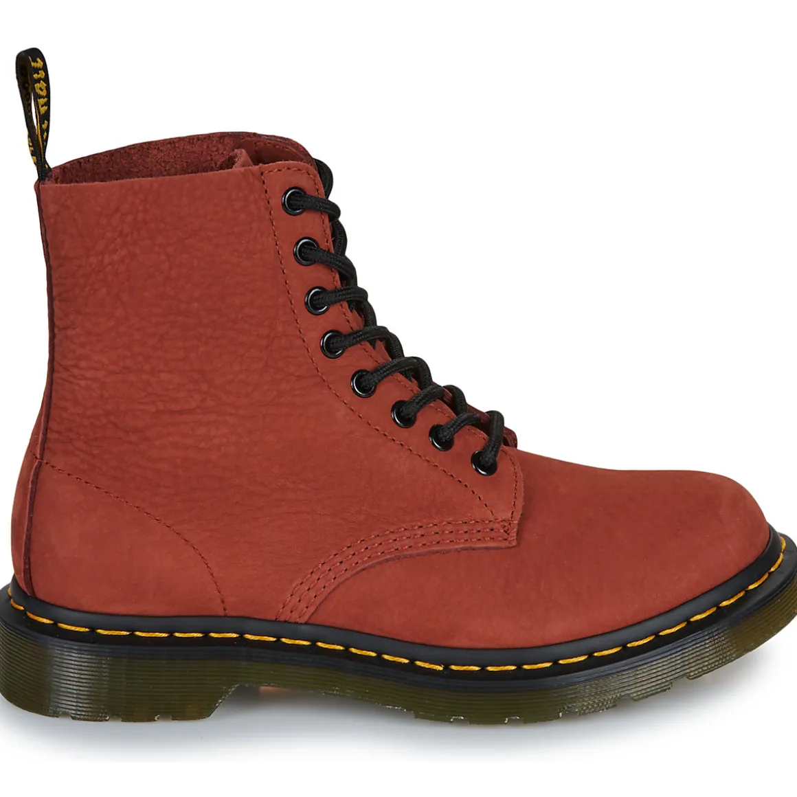 1460 Pascal 8 Eye Boot Russet Red Milled Nubuck RB