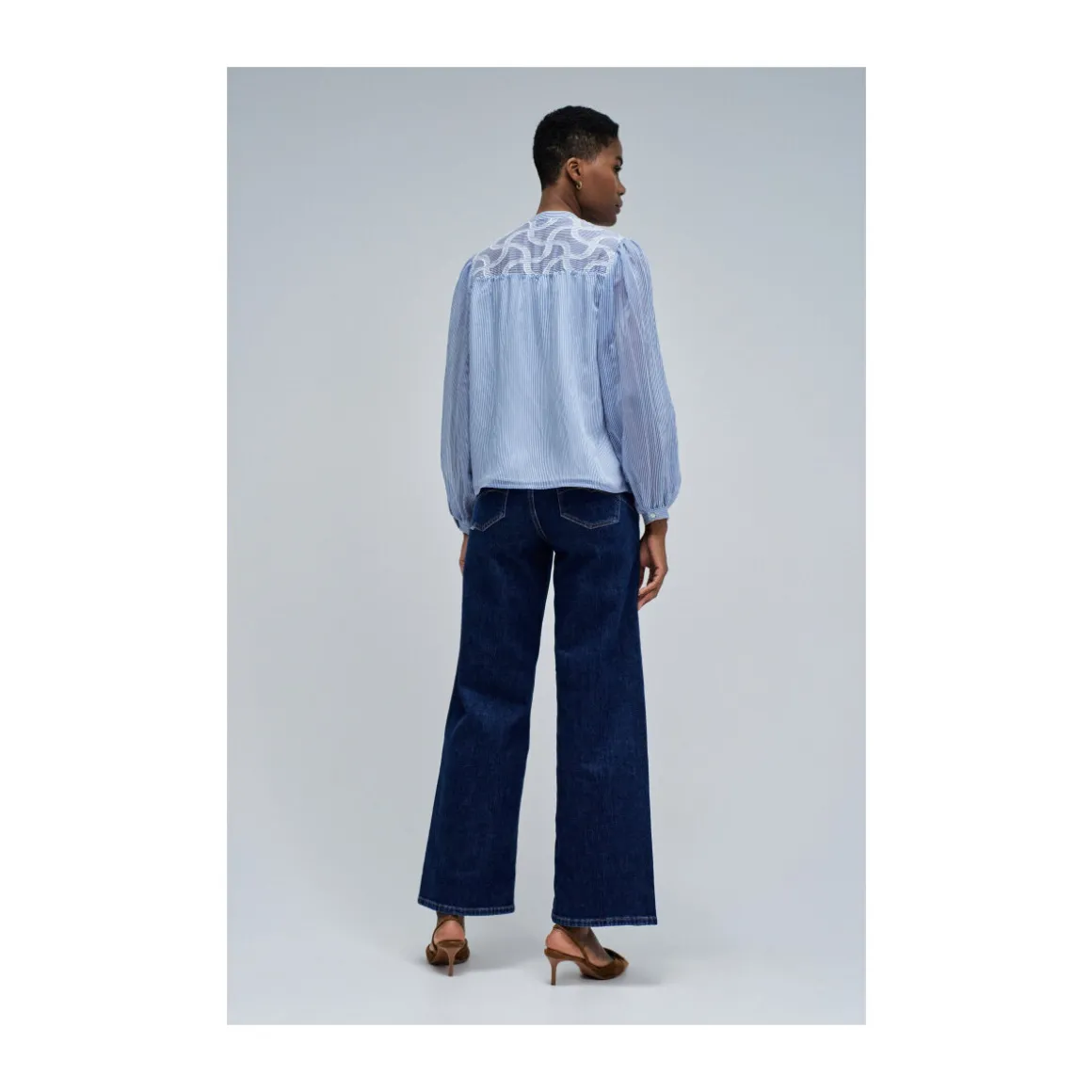 - SHIRT WITH EMBROIDERED