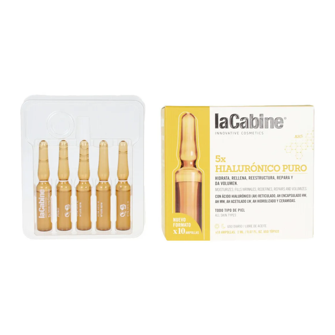 Ampollas Hialurónico Xh5 10 X