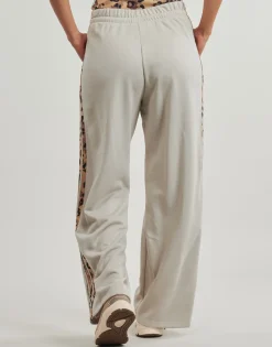 Animal Print 3-Stripes Open Hem Joggers