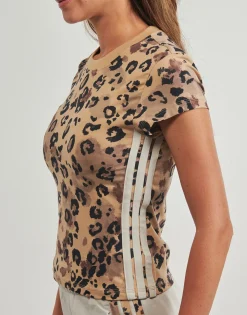 Animal Print 3-Stripes T-Shirt