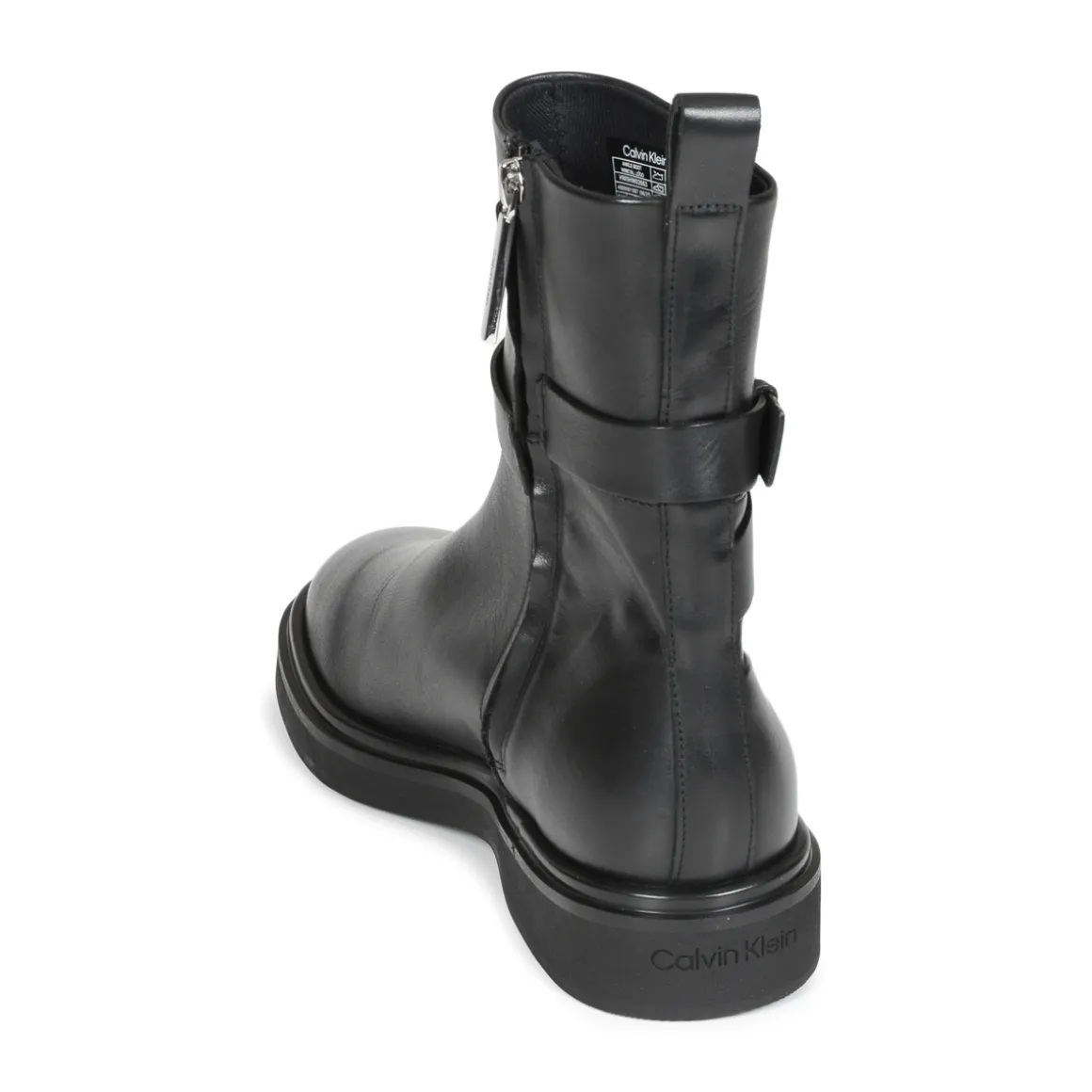 ANKLE BOOT W/ METAL LOGO