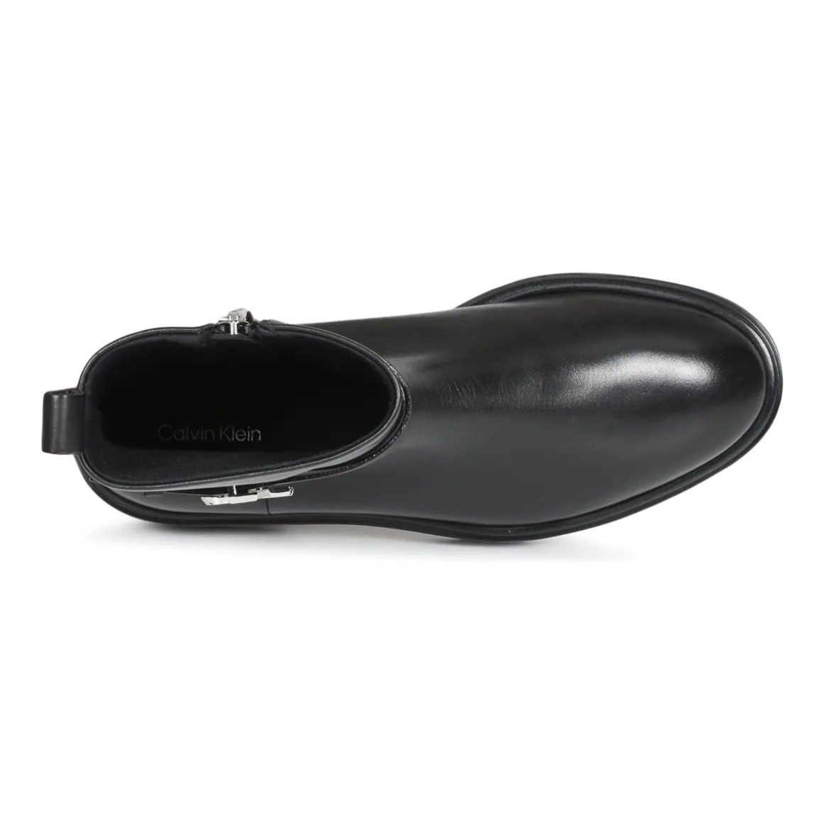 ANKLE BOOT W/ METAL LOGO