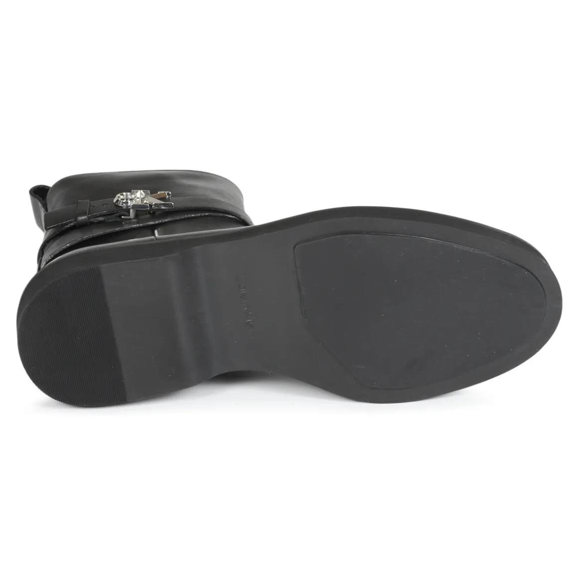 ANKLE BOOT W/ METAL LOGO