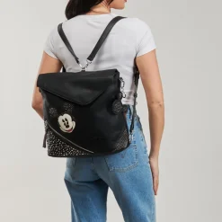 BACK MICKEY STUDSTYLE JERSEYMAX PU BLACK