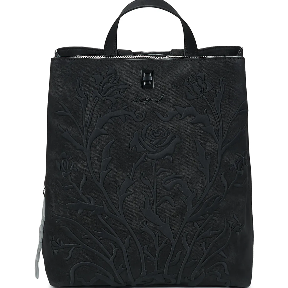 BACKPACK ROMEO FLORAL TOTAL BLACK SUMY