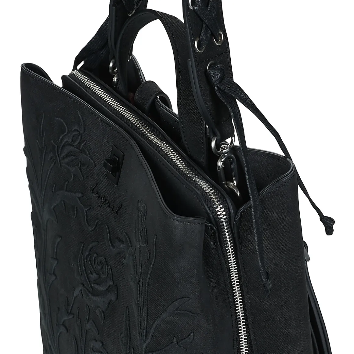 BACKPACK ROMEO FLORAL TOTAL BLACK SUMY