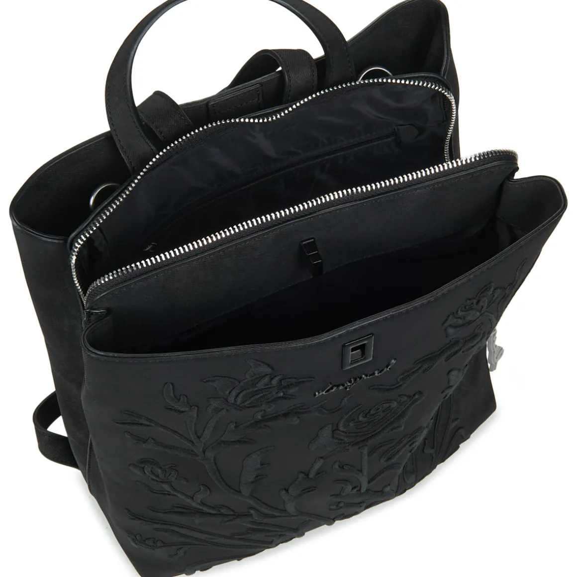 BACKPACK ROMEO FLORAL TOTAL BLACK SUMY