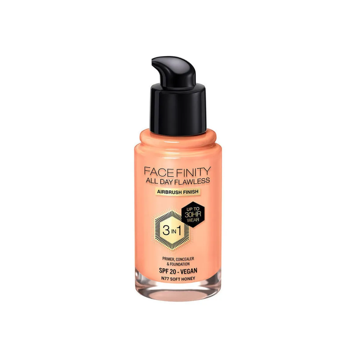 Base, Correcteur Et Fond De Teint Facefinity 3in1 77-miel Doux