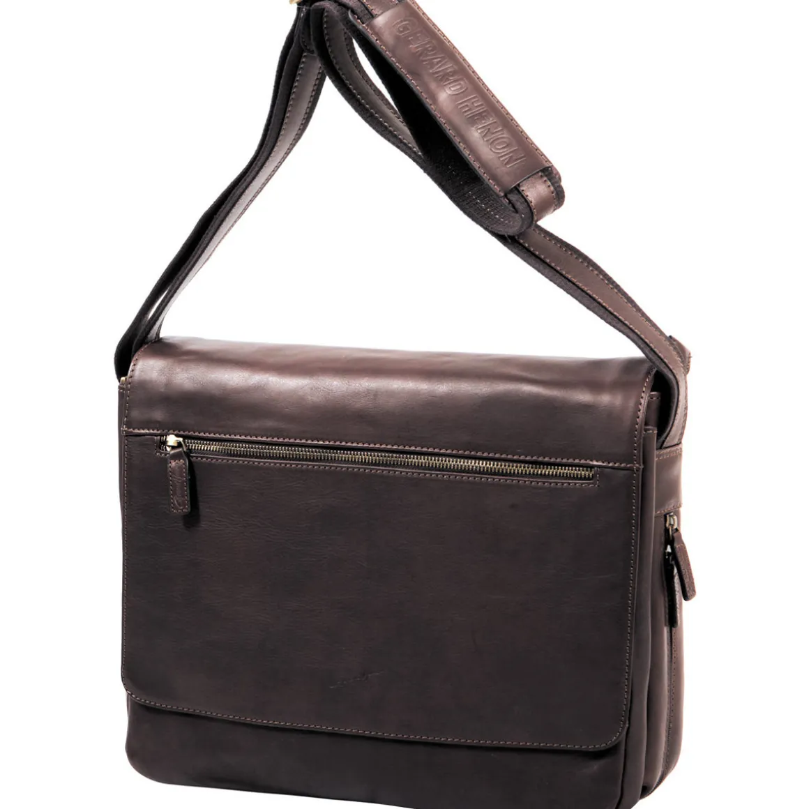 Besace Arizona Cuir De Vachette Gras Pleine Fleur GH 5273