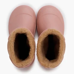 Bottes De Pluie Enfants Chelsea Imitation Fourrure Mouton