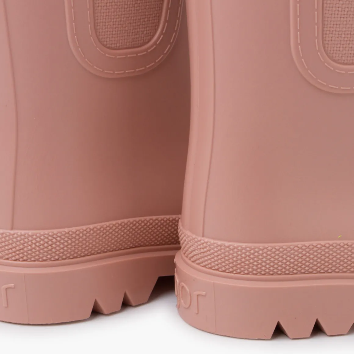 Bottes De Pluie Enfants Chelsea Imitation Fourrure Mouton