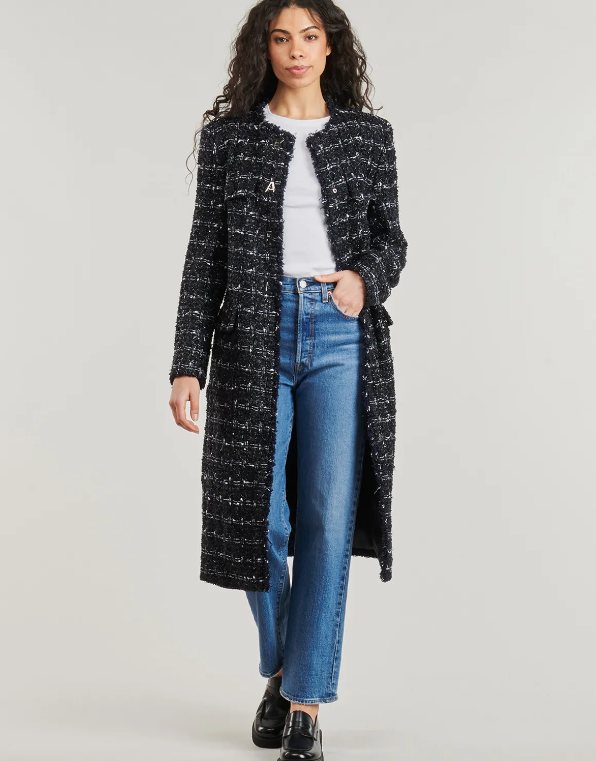 BOUCLE LONG JACKET