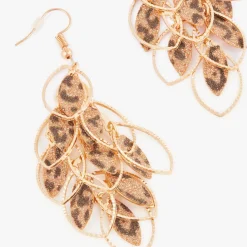 Boucles d'oreilles cascade à paillettes