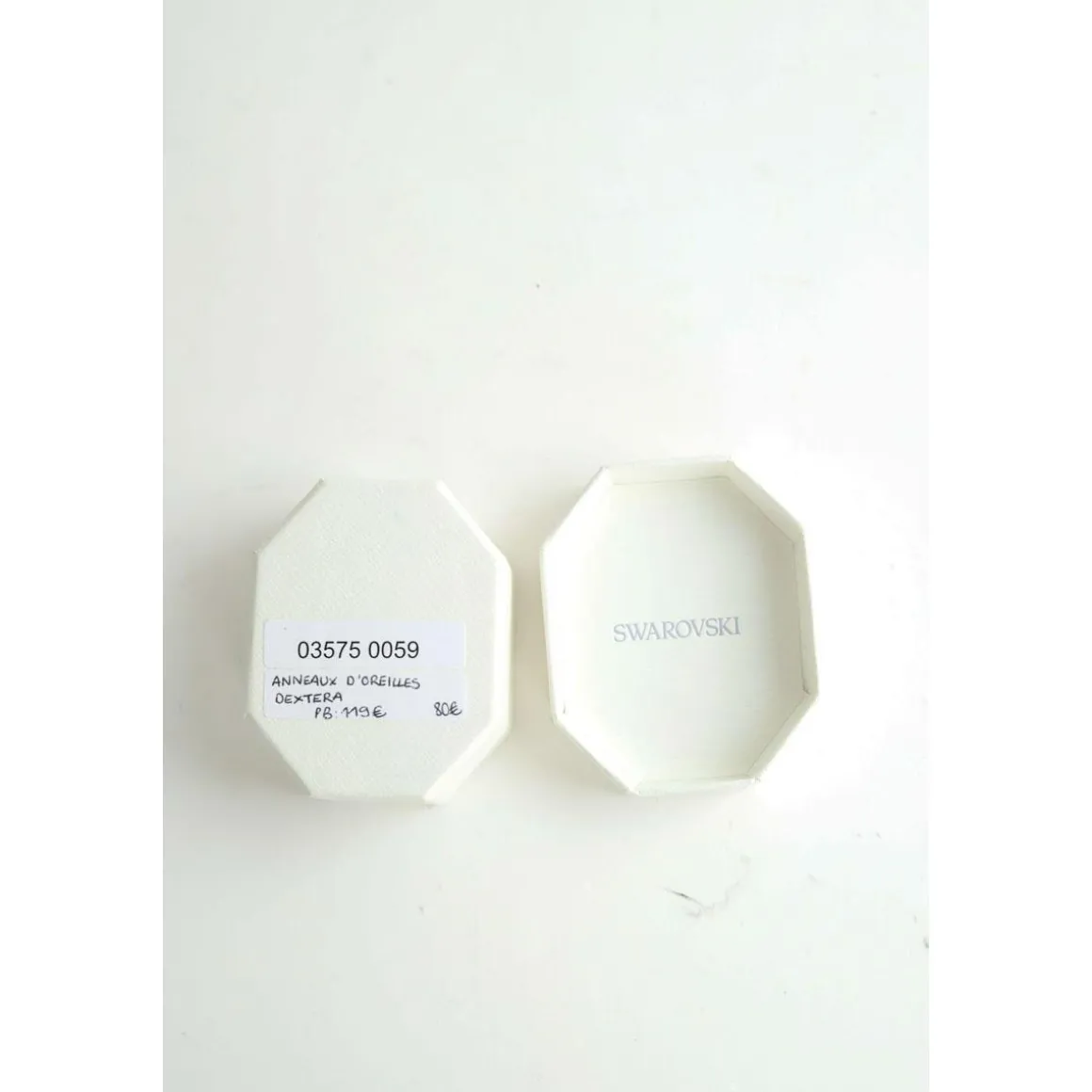 Boucles d'oreilles en cristal noires