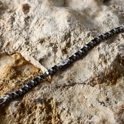 Bracelet en acier et céramique