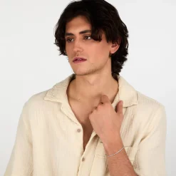 Bracelet en argent 925/1000 et zircon