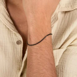 Bracelet en argent 925/1000 et zircon