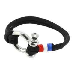 Bracelet fermoir manille lyre