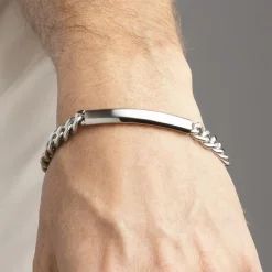 Bracelet identité Style largeur 7.8 mm