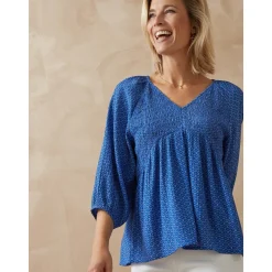 by - Blouse avec smocks