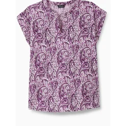 by - Blouse manches T tissu fluide