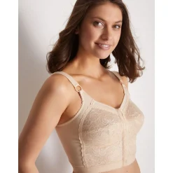 by - Bustier agrafé devant sans armatures