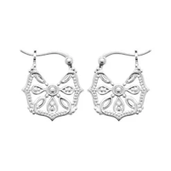 by - Créoles filigranées