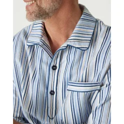 by - Liquette de nuit homme en flanelle