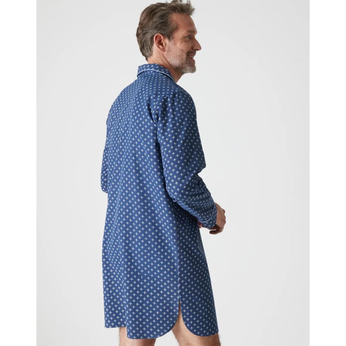 by - Liquette de nuit homme en popeline