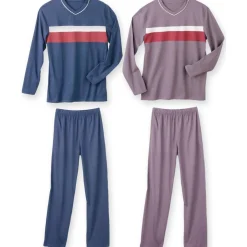 by - Lot de 2 pyjamas jersey