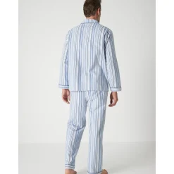 by - Pyjama classique flanelle pur coton